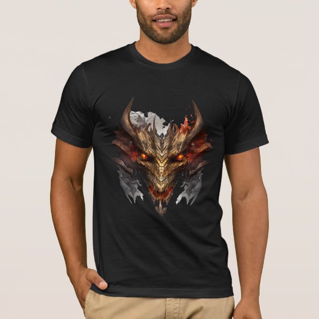Dangerous Fiery Dragon T - Shirt (Vorderseite)