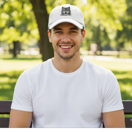 Dangerous Wolf Hat – Bold Wild Wolf Design Cap Truckerkappe