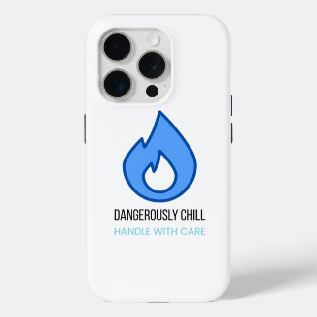 Dangerously Chill – Ice & Fire Case-Mate iPhone Hülle (Rückseite)