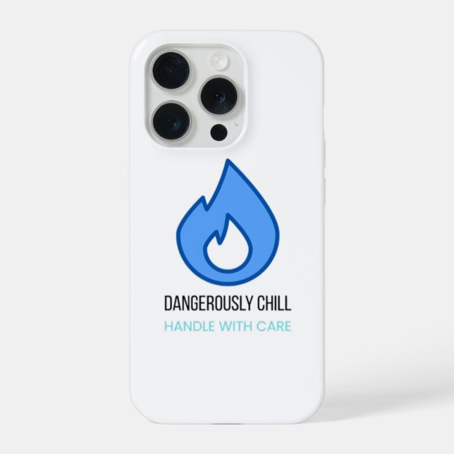 Dangerously Chill – Ice & Fire iPhone Hülle (Rückseite)