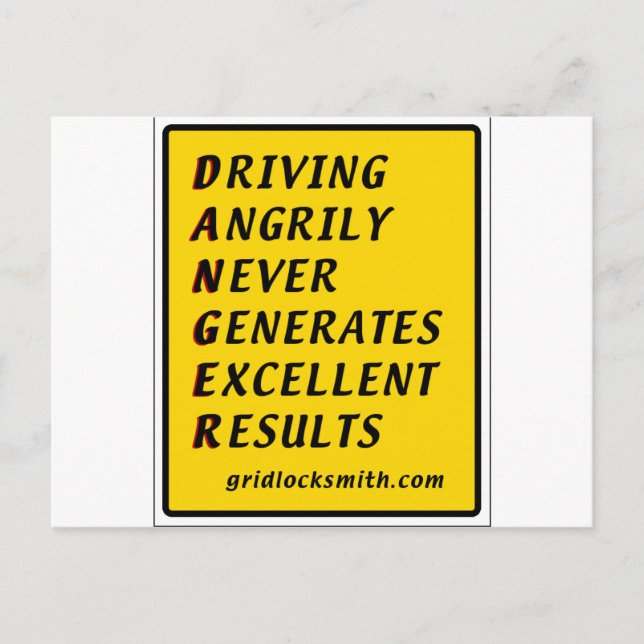 DANGERsign Postkarte (Vorderseite)