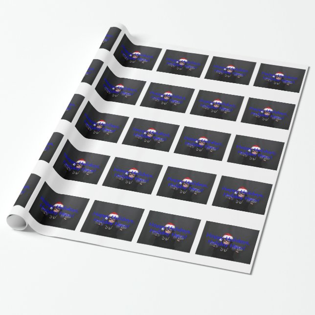DangerWoman Feiertags-Held-Geschenk-Verpackung Geschenkpapier (Ungerollt)