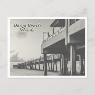DANIA BEACH FLORIDA POSTKARTE