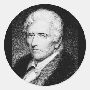 Daniel Boone ~ American Pioneer / Frontiersman Runder Aufkleber