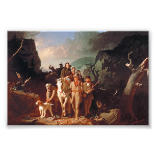 Daniel Boone eskortiert Siedler Fotodruck