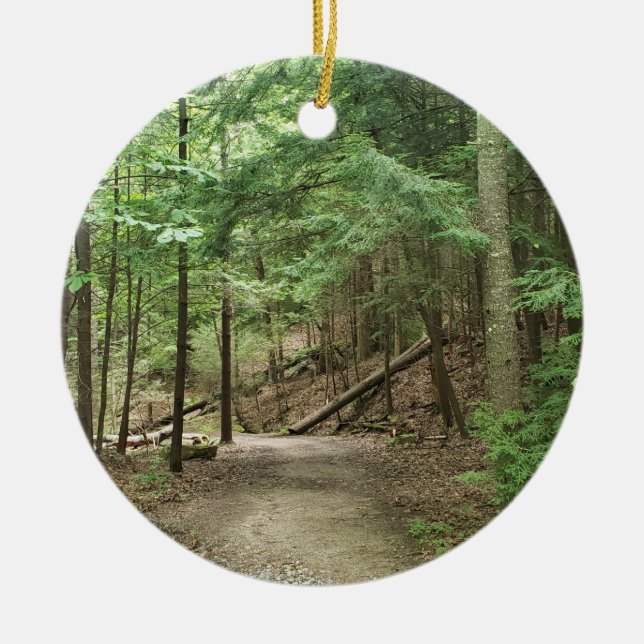 Daniel Boone Wilderness Trail, Cumberland Gap TN Keramik Ornament (Vorne)