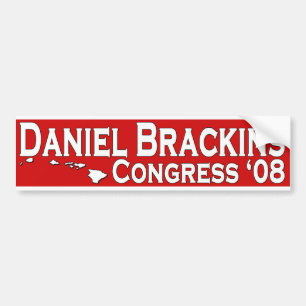 Daniel Brackins für Kongress-Autoaufkleber Autoaufkleber