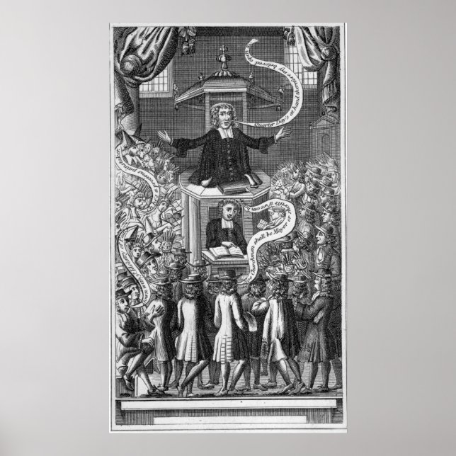 Daniel Burgess, Illustration von "Portraits Poster (Vorne)