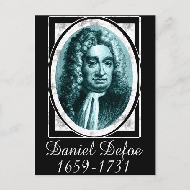 Daniel Defoe Postkarte (Vorderseite)