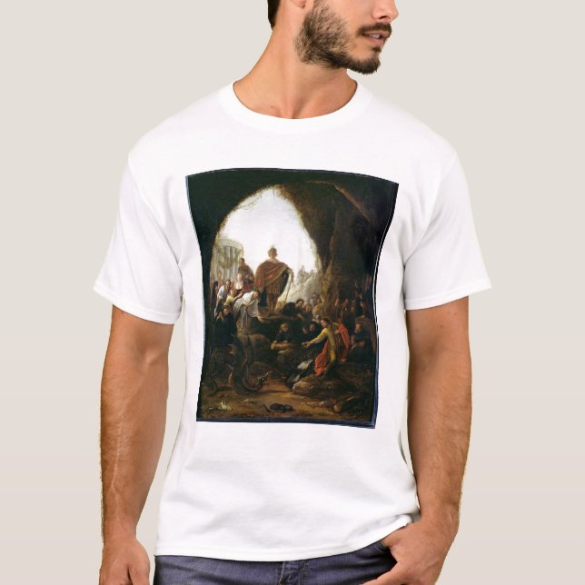 Daniel, der den Drachen von Baal tötet T-Shirt (Vorderseite)