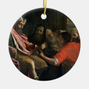 Daniel, der Nebuchadnezzars ersten Traum Keramikornament