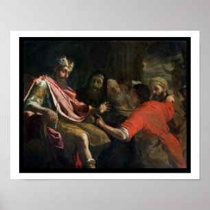 Daniel, der Nebuchadnezzars ersten Traum Poster