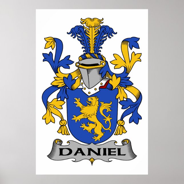 Daniel Familienwappen Poster (Vorne)