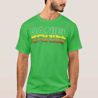 Daniel First Name Funny Vintage Sunset Daniel gift T-Shirt