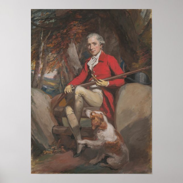 Daniel Gardne Portrait von Jonas Langford Brooke Poster (Vorne)