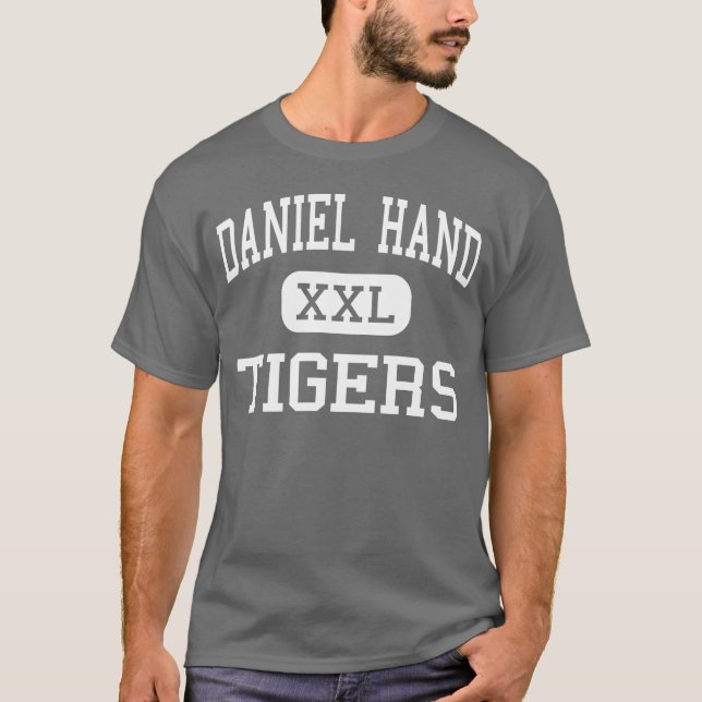 Daniel-Hand - Tiger - hoch - Madison Connecticut T-Shirt (Vorderseite)