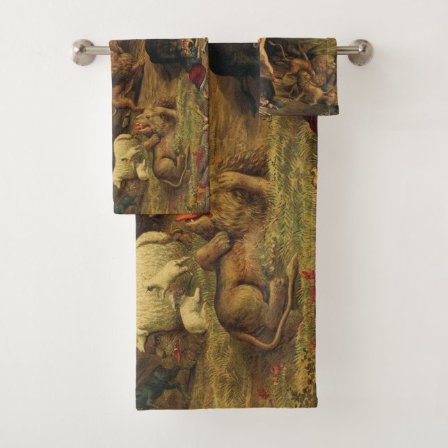 Daniel in den Lions' Den Badhandtuch Set (Insitu)