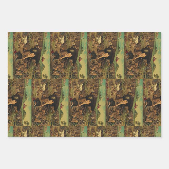 Daniel in den Lions' Den Geschenkpapier Set (Vorderseite)