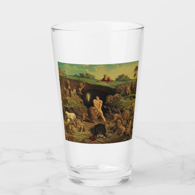Daniel in den Lions' Den Glas (Vorderseite)