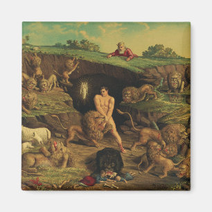 Daniel in den Lions' Den Magnet