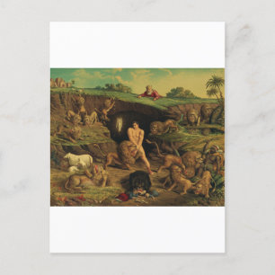 Daniel in den Lions' Den Postkarte