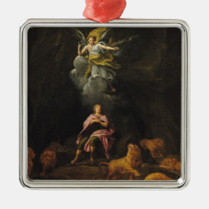 Daniel in der Höhle der Löwen Silbernes Ornament