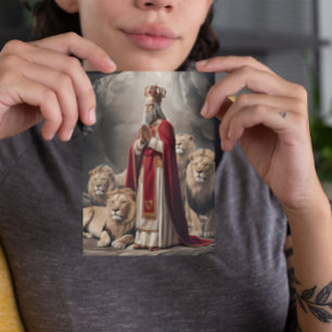 Daniel in der Löwengrußkarte 2 Karte