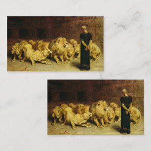 Daniel in the Lions' Den, 1872 von Briton Riviere Begleitkarte