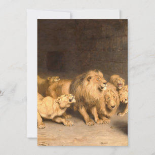 Daniel in the Lions Den 1872 von Briton Riviere Einladung