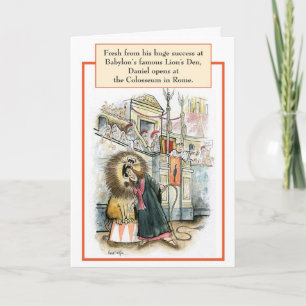 Daniel Lion Biblical Birthday Card Karte