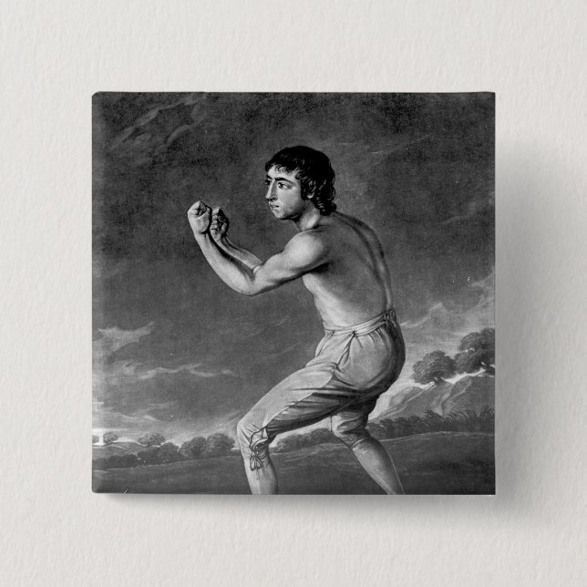 Daniel Mendoza, graviert von Henry Kinsbury, 1789 Button (Vorderseite)
