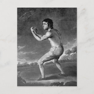 Daniel Mendoza, graviert von Henry Kinsbury, 1789 Postkarte