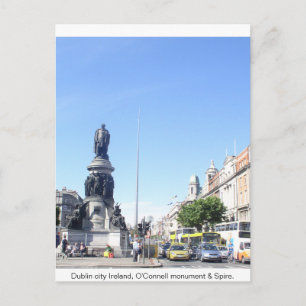 Daniel O'Connell Monument Image & Dublin Spion Postkarte
