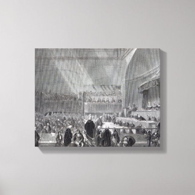 Daniel O'Connell stehende Studie 1844 Leinwanddruck (Vorderseite)