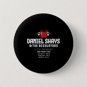 Daniel Shays Machusetts History Button