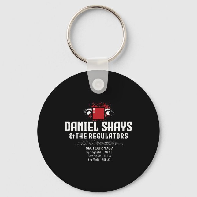 Daniel Shays Machusetts History Schlüsselanhänger (Vorderseite)