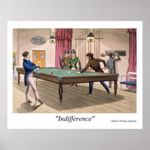 Daniel Thomas Egerton-Gleichgültigkeit Poster