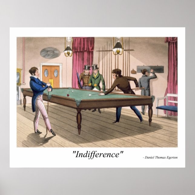 Daniel Thomas Egerton-Indifferenz Poster (Vorne)