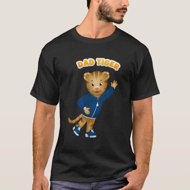 Daniel Tigers Nachbarschafts-Vater Tiger T-Shirt (Vorderseite)