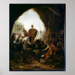 Daniel tötet den Drachen von Baal Poster