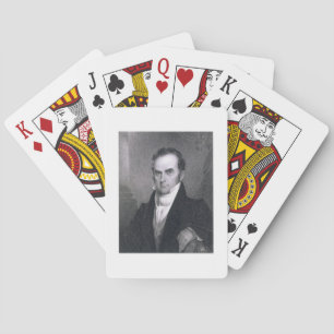 Daniel Webster (1782-1852) (Gravieren) Spielkarten