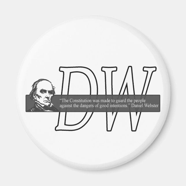 Daniel Webster Quotes Magnet (Vorne)