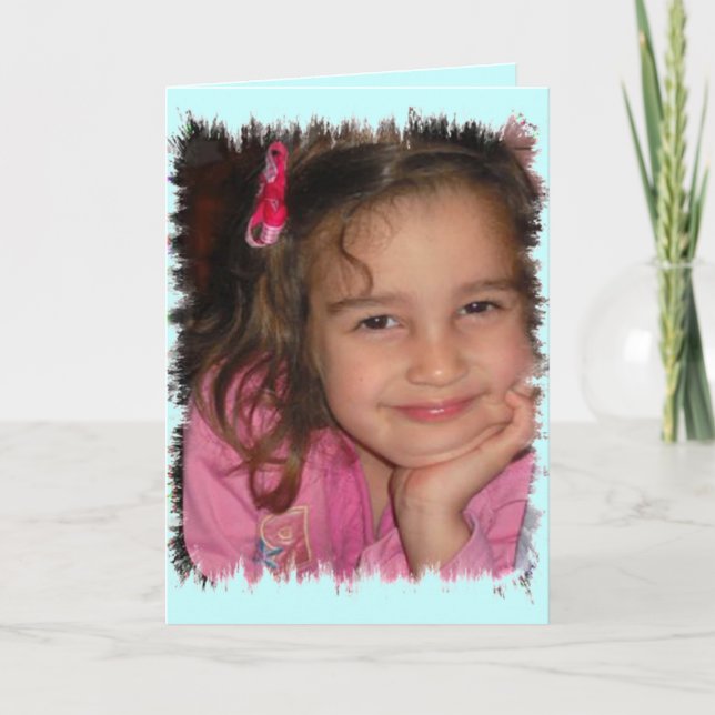 Daniela Fundraiser Dankeskarte (Vorderseite)