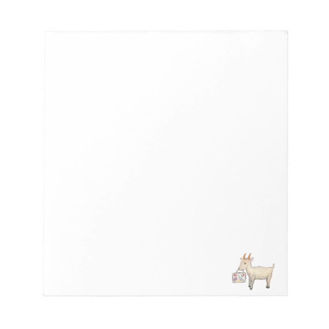 Danielle The Goat Notizblock (Vorderseite)