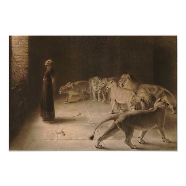 Daniel's Antwort auf den König von Briton Riviere Fotodruck (Vorne)