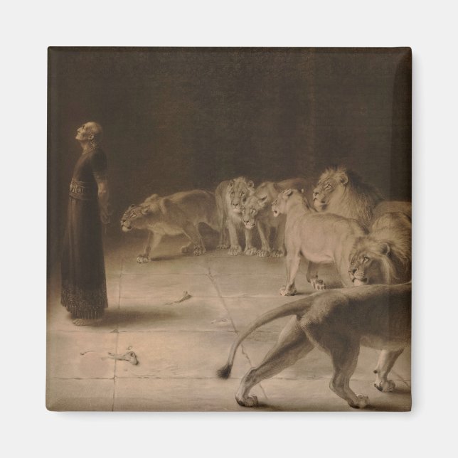 Daniel's Antwort auf den König von Briton Riviere Magnet (Vorne)