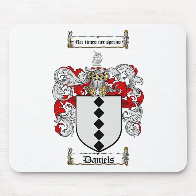 DANIELS FAMILIENWAPPEN - DANIELS WAPPEN MOUSEPAD (Vorne)