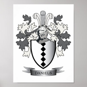 Daniels-Familienwappen-Wappen Poster