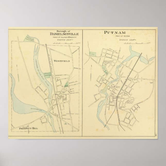 Danielsonville, Putnam Poster (Vorne)