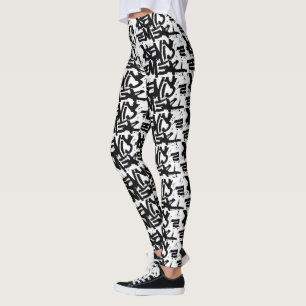 DÄNIS EMER MARKENGRAFFITI TAGS COLLECTION LEGGINGS